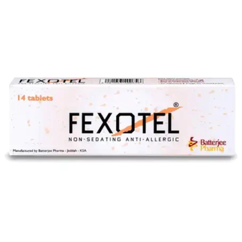 Fexotel 120 Mg 14Tablets