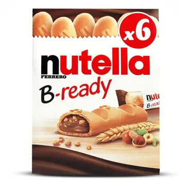 Nutella B-Ready Chocolate Wafer Bar 6x132g