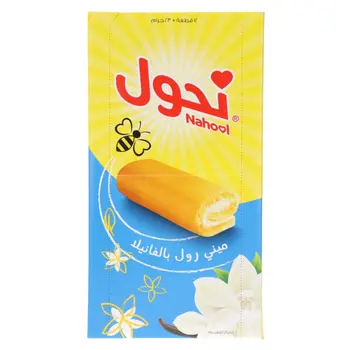 نحول كيك رول بالفانيلا 12×32جرام