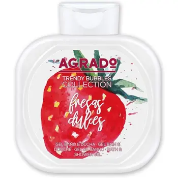 Agrado Bath Shower Gel Sweet Strawberries 750Ml