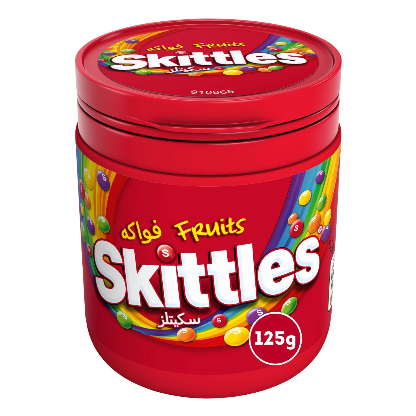 سكيتلز حلويات أصلية بنكهة الفواكه، 125 جرام