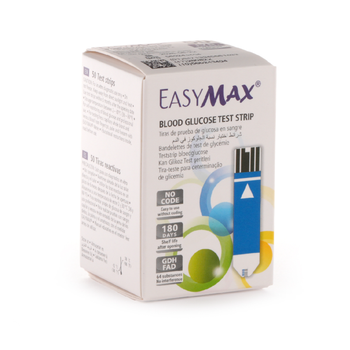 Easymax Blood Glucose Test Strips 50Pieces