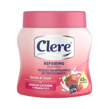 Clere Berries & Cream Body Cream 500Ml