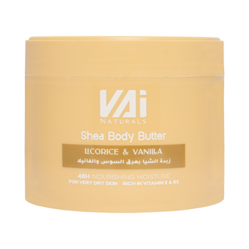 VAI Naturals Licorice & Vanilla Shea Body Butter 300Ml