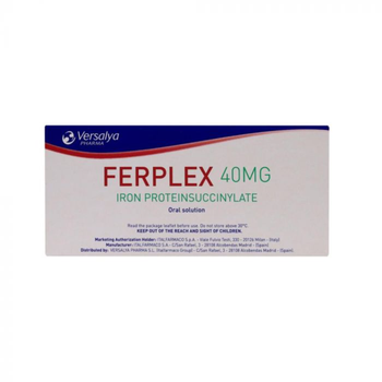 Ferplex 40Mg 20Vials 15Ml