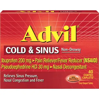 Advil Cold & Sinus Caplets 20 Count