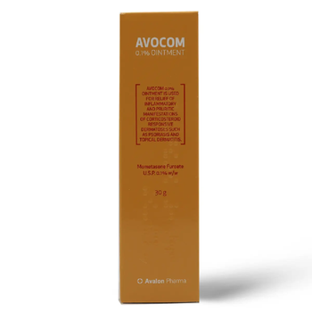 Avalon Pharma Avocom 0.1% Cream 30g