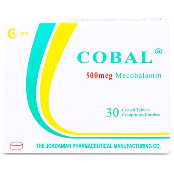 Cobal Mecobalamin Vitamin B12 Tablets 30x500mcg