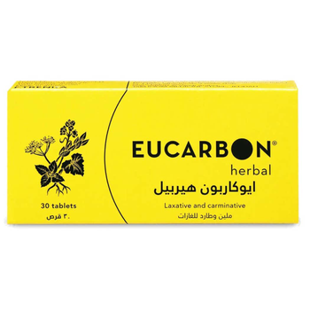 Eucarbon Herbal Laxative Tablets 30 Count