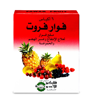 Fawar Fruit Effervescent Sachets 6 Count