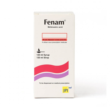 Fenam Mefenamic Acid Syrup 50mg/120ml