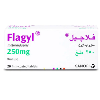 Sanofi Flagyl Metronidazole Tablets 250mg 20 Count