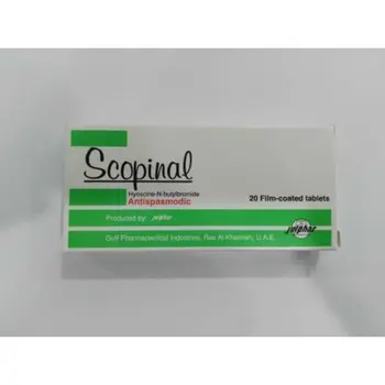 Gulf Pharmaceutical Scopinal Antispasmodic Tablets 20x10mg