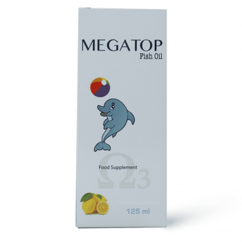 Megatop Lemon Fish Oil Syrup 125ml
