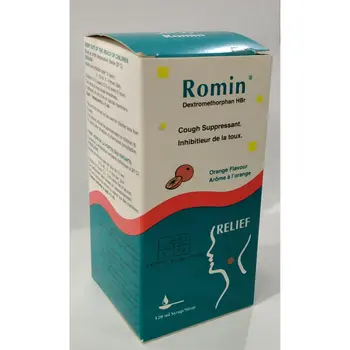Orange Dextromethorphan HBr Cough Suppressant 120ml
