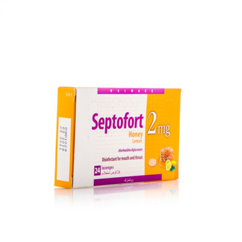 Septofort Honey Lemon Lozenges 24 Pieces