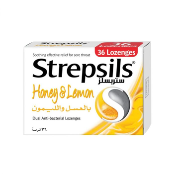 Strepsils Honey & Lemon Lozenges 36Pieces