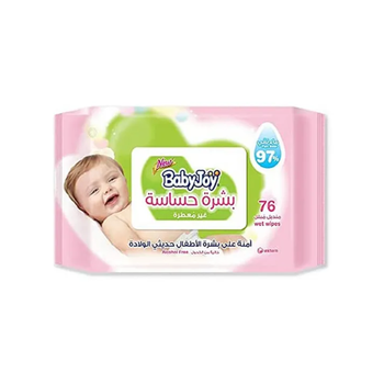 Babyjoy Sensitive Baby Wipes 76 Pieces