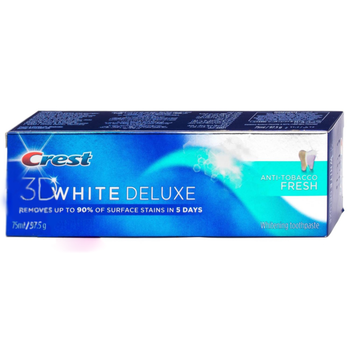 كرست معجون أسنان بياض ثلاثي الأبعاد ديلوكس أنتعاش للمدخنين 75مل