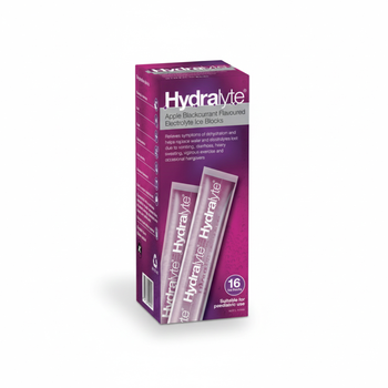 Hydralyte Apple Blackcurrant Electrolyte Ice Blocks 16x62.5ml