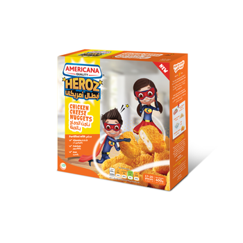 أمريكانا نجت دجاج بالجبنة 400جرام