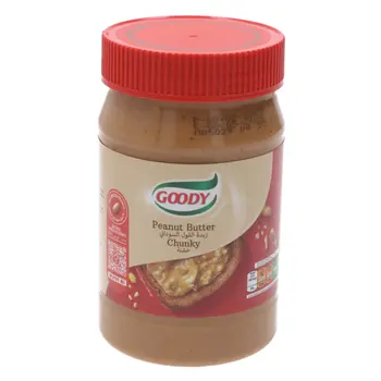 قودي زبدة الفول السوداني الخشن 510جرام