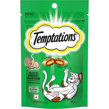 Whiskas Temptations Seafood Medley Cat Food 85g