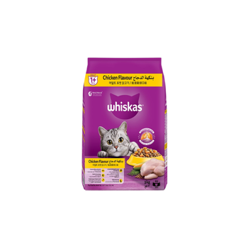 ويسكاس طعام جاف للقطط البالغة بالدجاج 3كيلو