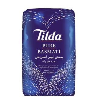 تلدا أرز بسمتي أبيض أصلي نقي حبة طويلة 1 كيلو