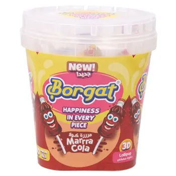 بورقات حلاوة مصاص مرة كولا علبة  560 غرام