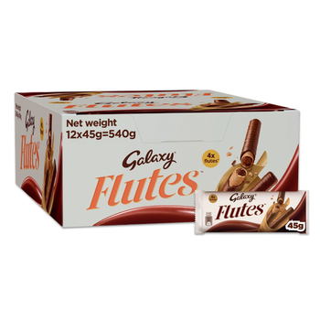 Galaxy Flutes Chocolate 4 Fingers 12×45g
