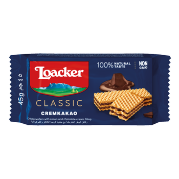 لواكر ويفر مقرمش محشو بكريمة الكاكاو و الشوكولاتة 45 جرام