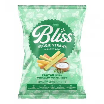 Kitco Bliss Zaatar Veggie Straws 27g