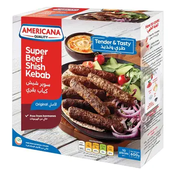 Americana Super Beef Sheesh Kababs 600g
