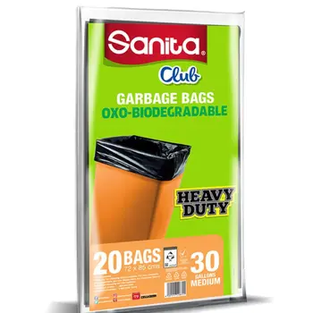 سانيتا أكياس نفاية كلوب 30 جالون 20 حبة