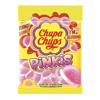 Chupa Chups Strawberry Jellies Pinkis 160g