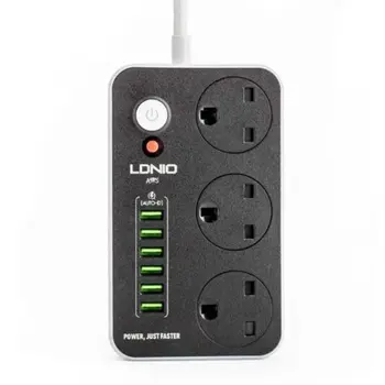 Ldnio Ext 3Power 3250W/6 Usb 2M 1Piece