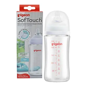 Pigeon Softouch Glass Bottle 240Ml