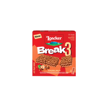 Loacker Break3 Hazelnut Wafer 76g