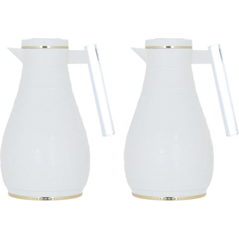 السيف غاليري طقم ترامس كرم كريمي نقش اسلامي يد اكرلك 2قطعة