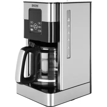 Edison Digital Coffee Maker Pastel Black 1.8L
