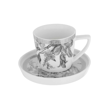 السيف غاليري طقم ترامس مها نيكل لامع بيد شفاف فم ذهبي 1قطعة