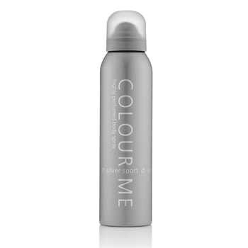 Colour Me Body Spray Silver Sport 150Ml