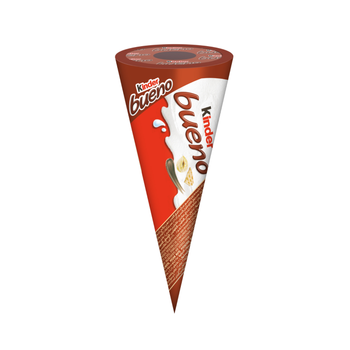 Kinder Bueno Classic Ice Cream, Creamy Hazelnut & Chocolate Topping Multipack 1 Cone 62g