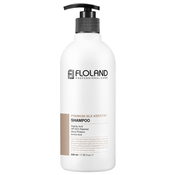 Floland Professional Care Silk Keratin Shampoo 530ml