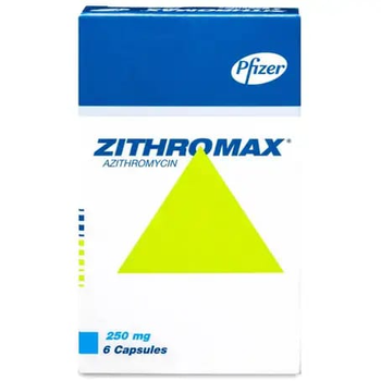 Zithromax 250Mg 6Capsules
