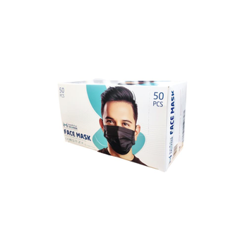 Yashfin Black Mask 50Pieces