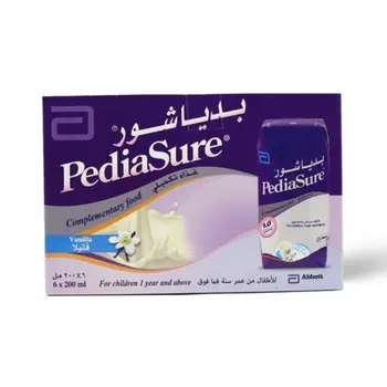 بدياشور كومبليت حليب بالفانيلا +1سنة 6×200مل