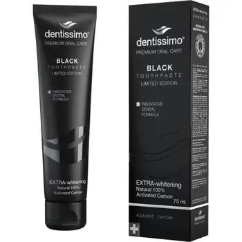Dentissimo Premium Black Toothpaste 75Ml