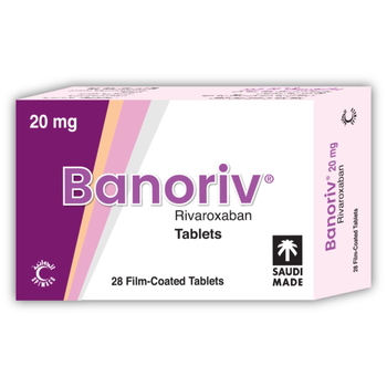 Banoriv Rivaroxaban 20mg 28Tablets